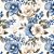 Tricoline Digital Bloomy Floral Grande 100%Alg 50cm x 1,50mt - Imagem 1