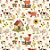Tricoline Digital Farm Fazenda, 100%Algodão, 50cm x 1,50mt - Imagem 1