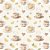 Tricoline Digital Xícaras de Café 100%Alg., 50cm x 1,50mt - Imagem 1