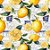 Tricoline Digital Limão com Escritas 100%Alg, 50cm x 1,50mt - Imagem 1