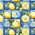 Tricoline Digital Limão Patchwork 100%Algodão 50cm x 1,50mt - Imagem 1