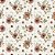 Tricoline Digital Cookies Florzinhas, 100%Alg. 50cm x 1,50mt - Imagem 1