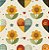 Tricoline Digital Patch Garden Hearts, 100%Alg 50cm x 1,50mt - Imagem 1