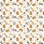 Tricoline Safari Doce Criação, 100% Algodão, 50cm x 1,50mt - Imagem 1
