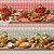 Tricoline Digital Barrado Gourmet Garden Picnic 50cm x 1,50m - Imagem 1