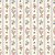 Tricoline Digital Listrado Floral Shabby Chic, 50cm x 1,50mt - Imagem 1