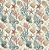 Tricoline Dig Patch Oceano Conchas e Estrelas, 50cm x 1,50mt - Imagem 1