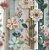 Tricoline Dig Pétalas Bordadas Floral Listrado 50cm x 1,50m - Imagem 1