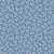 Tricoline Borboletas F Azul Antigo, 100%Alg., 50cm x 1,50mt - Imagem 1