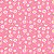 Tricoline Floral Margaridas Fundo Rosa 100%Alg 50cm x 1,50mt - Imagem 1