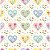 Tricoline Digital LS Corações, 100% Algodão, 50cm x 1,50mt - Imagem 1