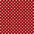 Tricoline Poá Médio Vermelho c/ Bolinha Branca 100% Algodão unid 50cm X 1,50mt - Imagem 1