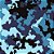 Tricoline Camuflado Azul, 100% Algodão, Unid. 50cm x 1,50mt - Imagem 1