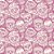 Tricoline Caveirinhas Mexicanas Rosa, 100% Algodão, Unid. 50cm x 1,50mt - Imagem 1