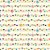 Tricoline Notas Musicais Coloridas, 100% Algodão, Unid. 50cm x 1,50mt - Imagem 1
