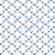 Tricoline Floral Valentina Cor 08 (Azul) 100% Algodão, Unid. 50cm x 1,50mt - Imagem 1