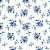 Tricoline Floral Angel Cor 08 (Azul) 100% Algodão, Unid. 50cm x 1,50mt - Imagem 1