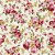 Tricoline Grand Floral Creme, 100% Algodão, Unid. 50cm x 1,50mt - Imagem 1