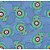 Tecido Mão de Fátima Cor 02 (Azul), 100% Algodão, Unid. 50cm x 1,50mt - Imagem 1