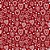 Tricoline Multi Corações Vermelho, 100% Algodão, Unid. 50cm x 1,50mt - Imagem 1