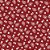 Tricoline Mini Cashmere Vermelho, 100% Algodão, Unid. 50cm x 1,50mt - Imagem 1