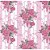 Tecido Tricoline Flora (Rose), 100% Algodão, Unid. 50cm x 1,50mt - Imagem 1