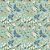 Tricoline Estampado Blue Birds, 100% Algodão, Unid. 50cm x 1,50mt - Imagem 1