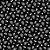 Tricoline Estampado Mini Cashmere Preto, 100% Algodão, Unid. 50cm x 1,50mt - Imagem 1