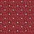 Tricoline Estampado Estrelinhas Vermelho, 100% Algodão, Unid. 50cm x 1,50mt - Imagem 1