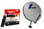 Nova Antena Parabólica Bipartida ASR 60 cm com Recepitor Bedin Bs9900 - Imagem 2