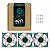 Kit com 3x Cooler FAN Iceberg Thermal IceGale ARGB 120mm Preto e Branco – ICEGALE12A-B3A - Imagem 3