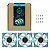 Kit com 3x Cooler FAN Iceberg Thermal IceGale ARGB 120mm Cinza e Azul – ICEGALE12A-A3A - Imagem 3