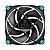 Kit com 3x Cooler FAN Iceberg Thermal IceGale Silent PWM 120mm Preto – ICEGALE12P-BBT-3A - Imagem 4