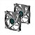 Kit com 2x Cooler FAN Iceberg Thermal IceGale 140mm Cinza – ICEGALE14-B2A - Imagem 1