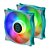 Kit com 2x Cooler FAN Iceberg Thermal IceGale ARGB 140mm Cinza e Azul – ICEGALE14A-A2A - Imagem 1