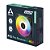 Kit 3x Cooler FAN ARCTIC P12 Pro Reverse A-RGB 120mm Preto, ACFAN00333A - Imagem 7