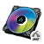 Cooler FAN ARCTIC P14 PWM PST A-RGB 140mm Preto, ACFAN00239A - Imagem 1
