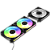 Kit 3x Cooler FAN ARCTIC BioniX P12 A-RGB 120mm Preto, ACFAN00337A - Imagem 3