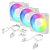 Kit 3x Cooler FAN ARCTIC BioniX P12 A-RGB 120mm Branco, ACFAN00338A - Imagem 1