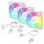 Kit 3x Cooler FAN ARCTIC BioniX P14 A-RGB 140mm Branco, ACFAN00342A - Imagem 1