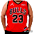 Camisetas Plus Size Regata Chicago Bulls Vermelha - Imagem 4