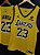 CAMISA REGATA MASCULINA PLUS SIZE LAKERS AMARELA - Imagem 3