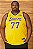 CAMISA REGATA MASCULINA PLUS SIZE LAKERS AMARELA - Imagem 1