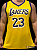 CAMISA REGATA MASCULINA PLUS SIZE LAKERS AMARELA - Imagem 4