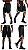 Bermuda Americana Cor Preta - Plus size do M ao G5 - Imagem 3