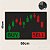 Tapete Capacho Grafico Buy Sell Velas Bolsa de Valores 60x40 - Imagem 3