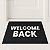 Tapete Capacho Entrada Home Frases 60x40cm Welcome Apto Casa - Imagem 1
