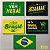 Tapete Capacho Entrada Copa do Mundo Brasil Hexa Futebol 60x40 - Imagem 1