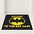 Tapete Capacho Welcome Batman Cave 60x40 - Preto - Imagem 1