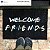 Tapete Capacho Welcome Friends  60x40 - Preto - Imagem 3